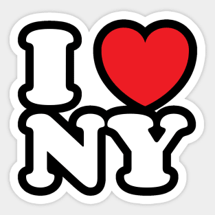 I Heart NY Sticker